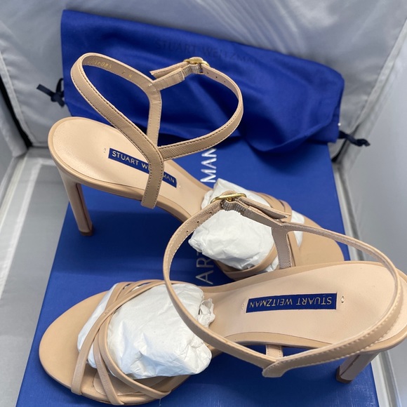 BNIB Staurt Weitzman Adodrn Star 105 Classic Pump size 6 Tan - Picture 10 of 12